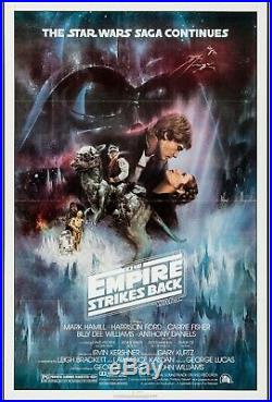 The Empire Strikes Back Style A US One Sheet Original vintage movie poster