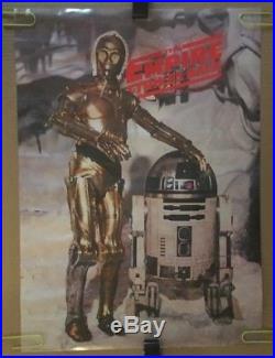 The Empire Strikes Back Vintage Poster Star Wars Original Movie Pin-up R2D2 C3PO