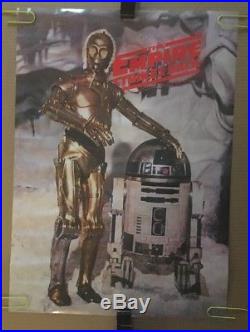The Empire Strikes Back Vintage Poster Star Wars Original Movie Pin-up R2D2 C3PO