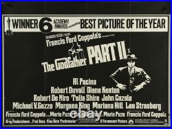The Godfather Part II 30 x 40 Folded Original Vintage Movie Poster Al Pacino 2