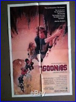 The Goonies vintage original 1-Sheet theatrical Poster 1985 Folded Very Good+