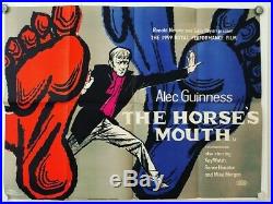 The Horses Mouth Original British Film Poster Uk Quad Rare Vintage