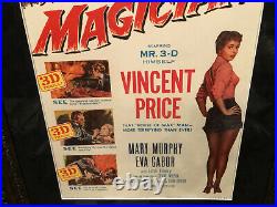 The Mad Magician Vintage Magic Movie Poster Illusion Trick Vincent Price 1954
