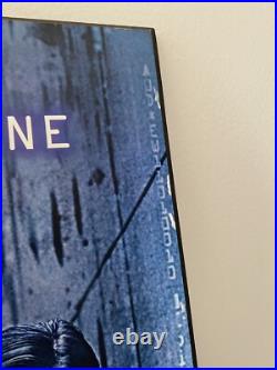 The Matrix Original Vintage 1999 Movie Poster Wood Frame Keanu Reeves RARE