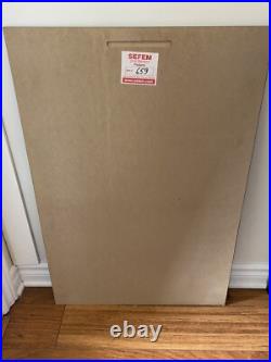 The Matrix Original Vintage 1999 Movie Poster Wood Frame Keanu Reeves RARE