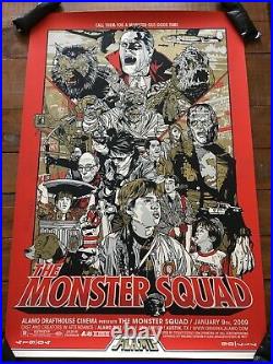 The Monster Squad Movie Poster 76/450 Halloween Art Tyler Stout Mondo SDCC vtg