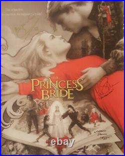 The Princess Bride Movie Poster Cast Signed Matthew Peak Bottleneck Mondo Art