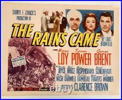 The Rains Came vintage movie poster
