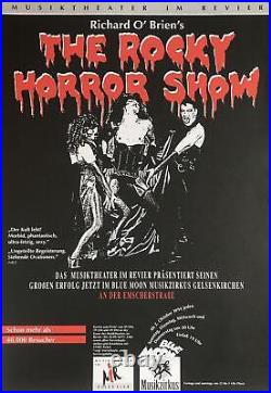 The Rocky Horror Picture Show German Import Vintage Poster 23 X 33
