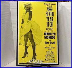 The Seven Year Itch Framed Vintage Movie Poster Marilyn Monroe 22 x 14