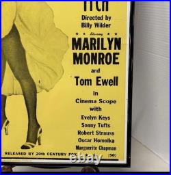 The Seven Year Itch Framed Vintage Movie Poster Marilyn Monroe 22 x 14