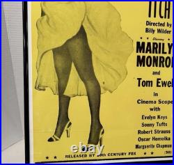 The Seven Year Itch Framed Vintage Movie Poster Marilyn Monroe 22 x 14