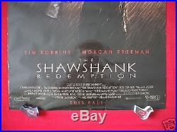 The Shawshank Redemption 1994 Original Movie Poster 1sh Vintage 2-sided D/s