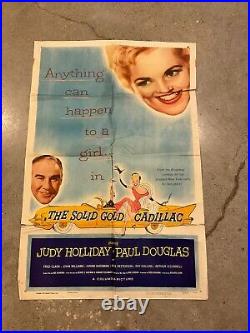 The Solid Gold Cadillac 1956 One Sheet Original Movie Poster Judy Holliday