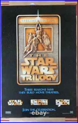 The Star Wars Trilogy Special Edition Vintage 1997 One Sheet Poster 27 x 40