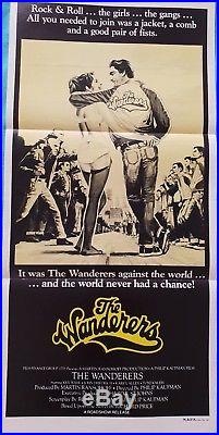 The Wanderers VINTAGE Australian Daybill Movie Poster 1979
