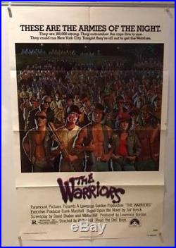 The Warriors US One Sheet 1979 Original Vintage Film Poster (1sht movie art)
