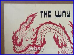 The Way Of The Dragon Original Vintage Bruce Lee Movie Poster 1973 Sai M. Chiang