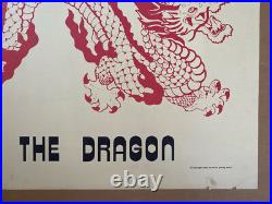 The Way Of The Dragon Original Vintage Bruce Lee Movie Poster 1973 Sai M. Chiang