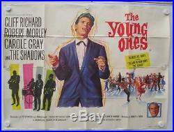 The Young Ones Cliff Richard Vintage Original 1961 UK Quad Chantrell Film Poster