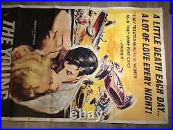 The Young Racers Vintage Movie Poster 63-895 3 Sht. Authentic