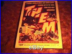 Them Movie Poster'54 Amazing Vintage Horror Great