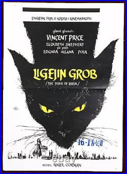 Tomb of Ligeia Vintage Movie Poster 1964 Edgar Allan Poe Vincent Price