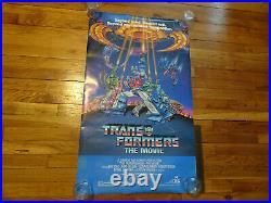 Transformers 1986 The Movie Poster Rare Vintage Original Employee Owned G1