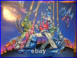 Transformers 1986 The Movie Poster Rare Vintage Original Employee Owned G1