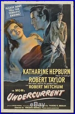 Undercurrent Hepburn Vintage Movie Posters One Sheet, 1946