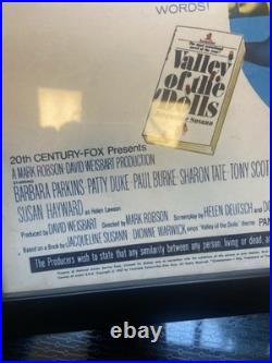 VALLEY OF THE DOLLS ORIGINAL 1967 Vintage Movie Poster Sharon Tate #67/275
