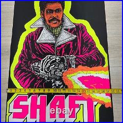 VINTAGE 1973 SHAFT BLACKLIGHT POSTER 22x34 P29