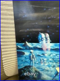 VINTAGE CINERAMA 2001 A SPACE ODYSSEY MOVIE LENTICULAR 3D Poster Rare Wow