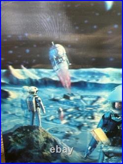 VINTAGE CINERAMA 2001 A SPACE ODYSSEY MOVIE LENTICULAR 3D Poster Rare Wow