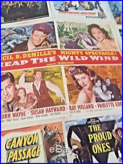VINTAGE HOLLYWOOD Over 50+ Movie Posters & Lobby Cards- 40's, 50's &60's-RARE