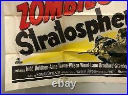 VINTAGE MOVIE POSTER 1952 Zombies Of The Stratosphere Three Sheet 41X79.5