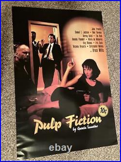 VINTAGE MOVIE POSTER Pulp Fiction Early Filming Era