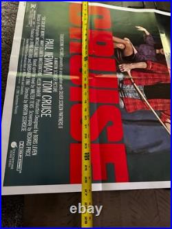 VINTAGE MOVIE POSTER The Color Of Money One Sheet Tom Cruise 1986 Newman