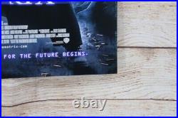 VINTAGE Matrix 1999 Original Movie Poster 27x40 Double Sided Mirror Keanu Reeves