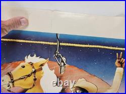 VINTAGE ORIGINAL 1974 BLAZING SADDLES 1 SHEET MOVIE POSTER 27 x 41