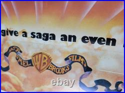 VINTAGE ORIGINAL 1974 BLAZING SADDLES 1 SHEET MOVIE POSTER 27 x 41