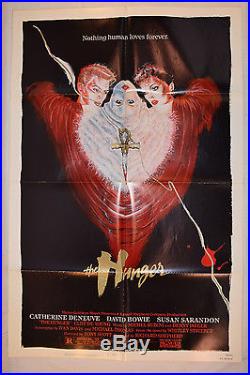 VINTAGE Original movie poster of THE HUNGER #830059