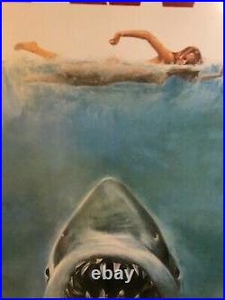 VINTAGE POSTER Jaws Poster Horror Richard Dreyfuss S/S Iconic