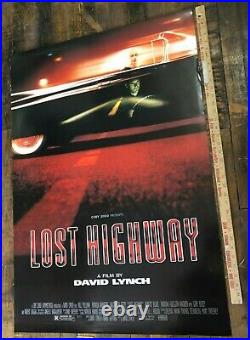 VINTAGE POSTER Lost Highway Original One Sheet #2 David Lynch Rolled S/S 1997