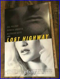 VINTAGE POSTER Lost Highway Original One Sheet Rolled S/S Bill Pullman