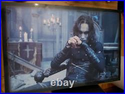 VINTAGE RARE 1994 The Crow UK Movie Poster BRANDON LEE 91 x 60cm On a Board