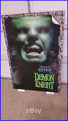 VINTAGE TALES FROM THE CRYPT DEMON KNIGHT movie standee never displayed COOL
