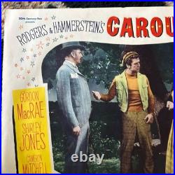VNTG Feb. 16,1956 CAROUSEL Premiere Movie Poster Signed By Shirley Jones