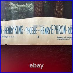 VNTG Feb. 16,1956 CAROUSEL Premiere Movie Poster Signed By Shirley Jones
