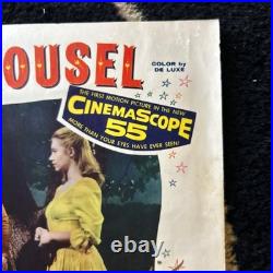 VNTG Feb. 16,1956 CAROUSEL Premiere Movie Poster Signed By Shirley Jones